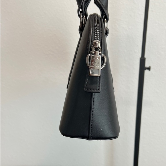 Steve Madden | Black Satchel w/ Crossbody & Charms - Picture 5 of 14